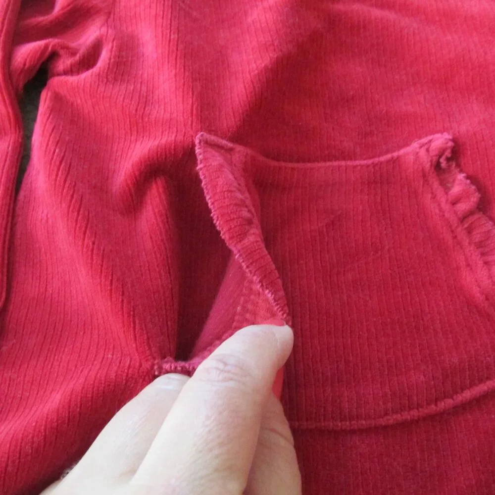 Childrens Place Pullover Shirt Girls 12M Red Long Sleeve Crew Neck Christmas Top